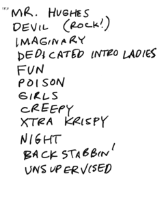 1998-10-17 Mono Puff Setlist.png